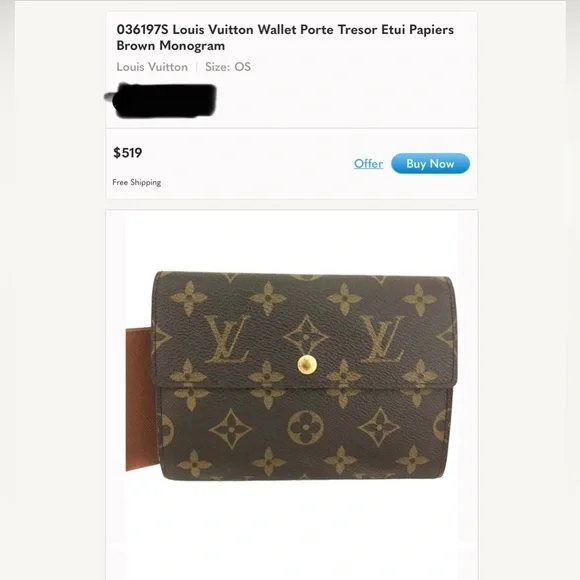 ✅ AUTHENTIC LOUIS VUITTON WALLET MONOGRAM - Picture 12 of 12